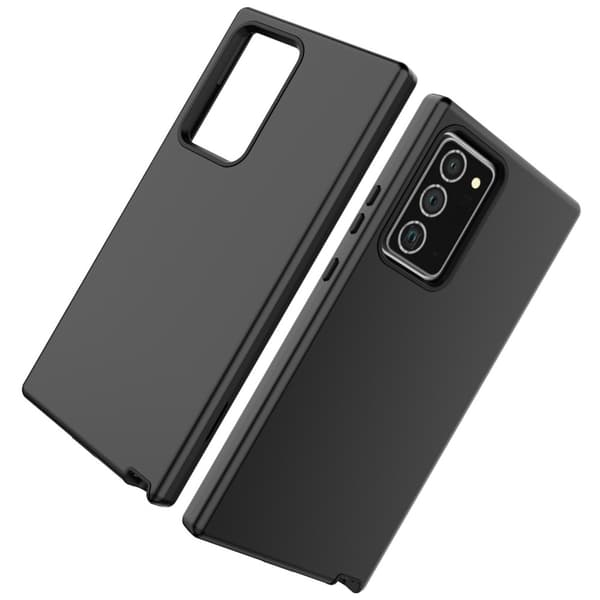 Rubberized Skal Till Samsung Galaxy Note 20 - Svart