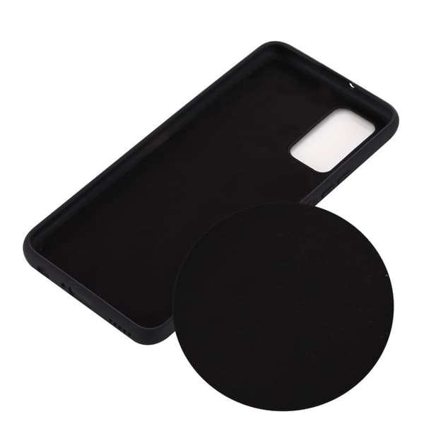 Liquid Silicone Skal Till Galaxy Note 20 - Svart