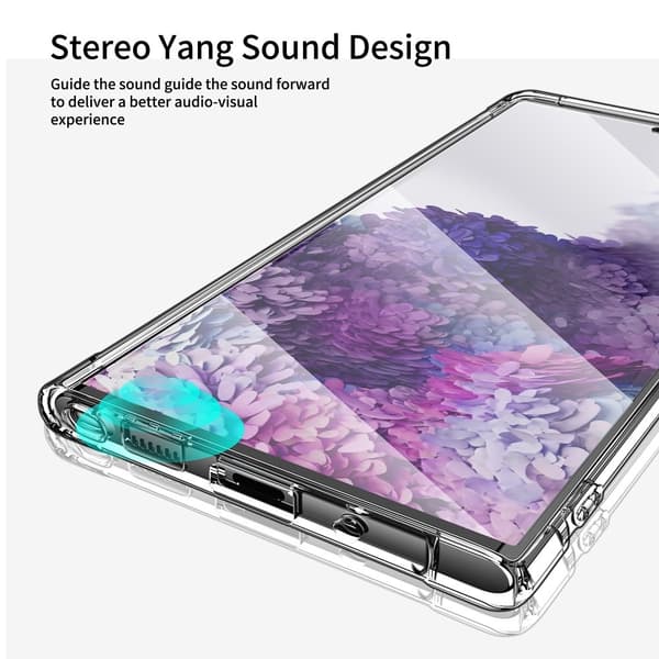 LEEU Shockproof Skal Till Samsung Galaxy Note 20 - Clear