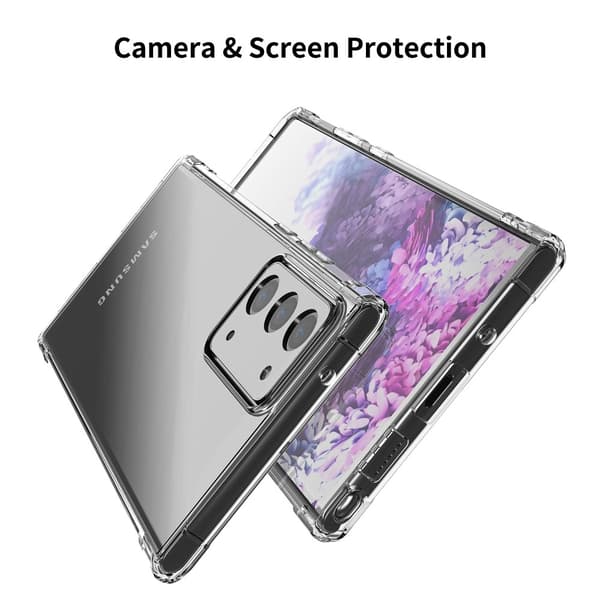 LEEU Shockproof Skal Till Samsung Galaxy Note 20 - Clear