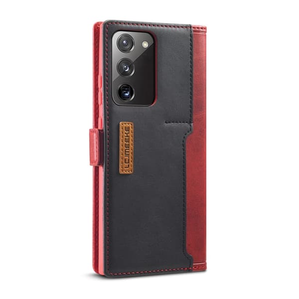 LC.IMEEKE Leather Fodral Till Samsung Galaxy Note 20 - Röd