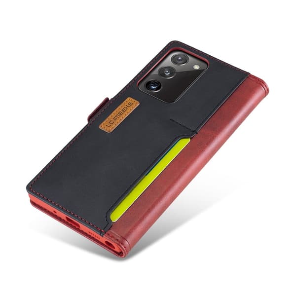 LC.IMEEKE Leather Fodral Till Samsung Galaxy Note 20 - Röd