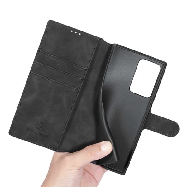 DG.MING Leather Fodral Till Galaxy Note 20 Ultra - Svart