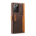 Miniatyrbild 3 av 10: LC.IMEEKE Leather Card Holder Fodral Till Galaxy Note 20 Ultra - Brun