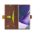 Miniatyrbild 4 av 10: LC.IMEEKE Leather Card Holder Fodral Till Galaxy Note 20 Ultra - Brun