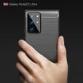 Miniatyrbild 7 av 9: Carbon TPU Skal till Galaxy Note 20 Ultra - Svart