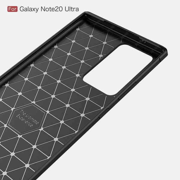 Carbon TPU Skal till Galaxy Note 20 Ultra - Blå