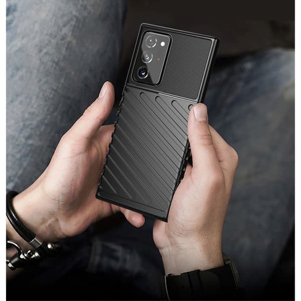 Thunder Twill Skal till Samsung Galaxy Note 20 Ultra - Green