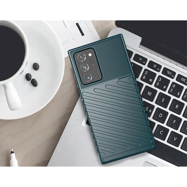 Thunder Twill Skal till Samsung Galaxy Note 20 Ultra - Green