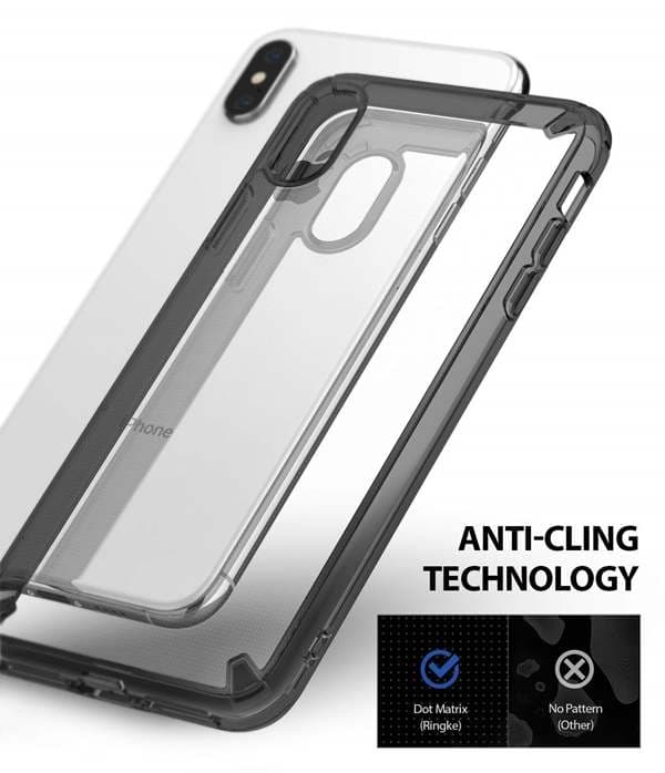 Ringke Fusion Shock Absorption Skal till iPhone XS Max - Grå