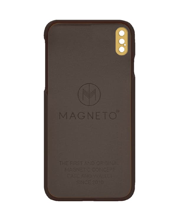Marvêlle iPhone XS MAX Magnetiskt Skal Oak Brown