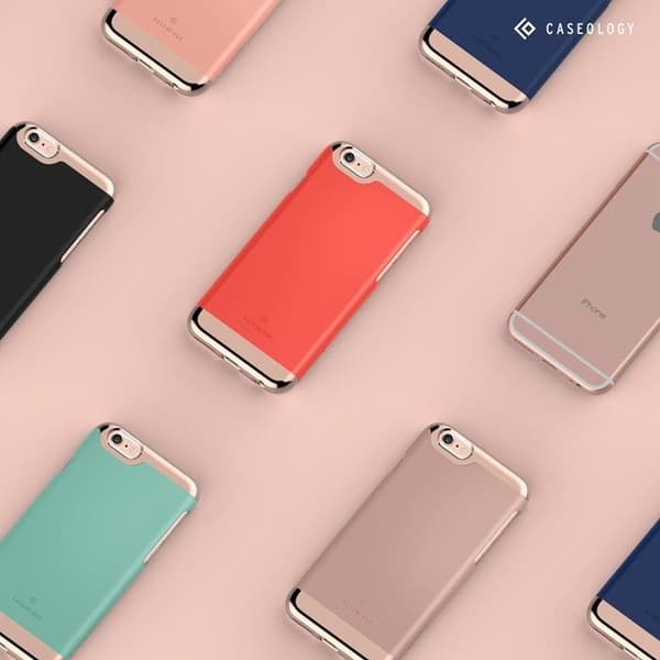 Caseology Savoy Skal till Apple iPhone 6(S) Plus (Blå - Rose Gold)