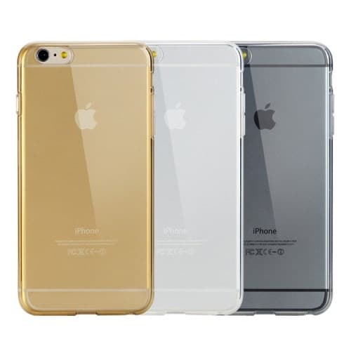 ROCK 0,6mm Ultrathin FlexiCase skal till Apple iPhone 6(S) Plus (Grå)