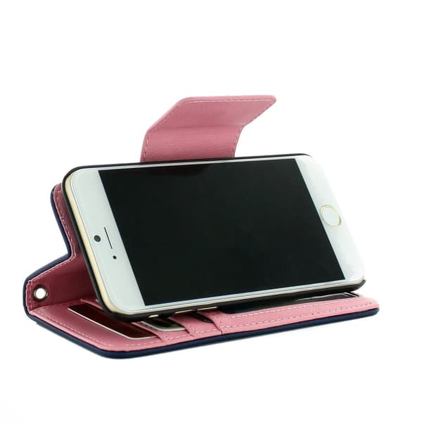 Covered Gear Devoted Plånboksfodral - iPhone 6/6S - Blå/Rosa
