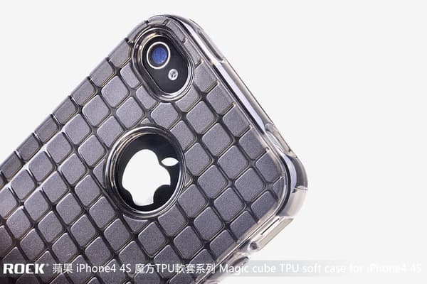Rock Flexicase skydd till Apple iPhone 4 och 4S (Clear)