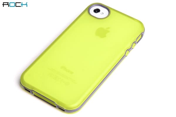 Rock Joyful Skal till Apple iPhone 4 och 4S (Gul)