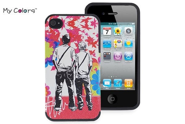 My Colors FlexiCase Skal till Apple iPhone 4S/4 (Boy - Girl)