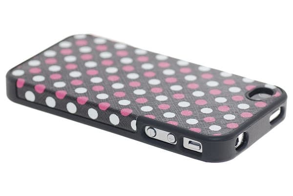 My Colors FlexiCase Skal till Apple iPhone 4 / 4S (Polka Dot)