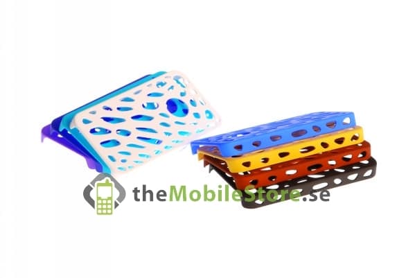 Perforated Baksideskal till iPhone 4S/4 (Perforate) (Vit)