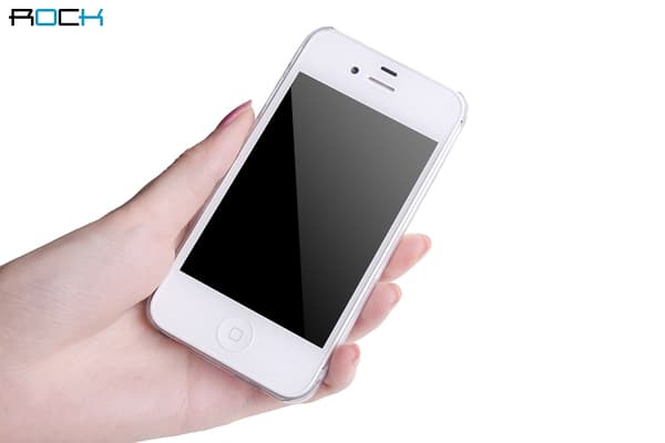 Rock Azure stone skal till iPhone 4 + Skärmskydd