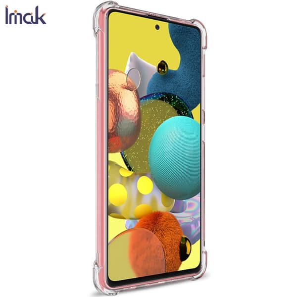 IMAK Anti-drop Mobilskal + Skärmskydd Galaxy A51 5G - Clear