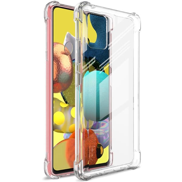 IMAK Anti-drop Mobilskal + Skärmskydd Galaxy A51 5G - Clear