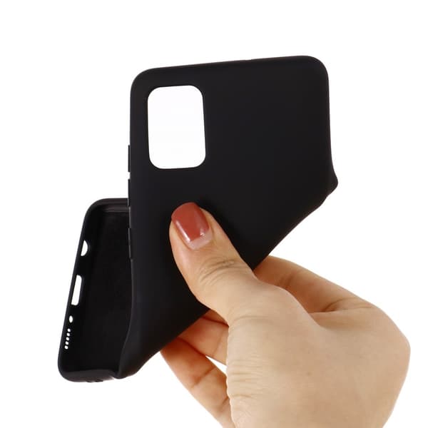 Flexible Liquid Silicone Mobilskal Samsung Galaxy A51 5G - Svart