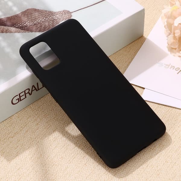 Flexible Liquid Silicone Mobilskal Samsung Galaxy A51 5G - Svart