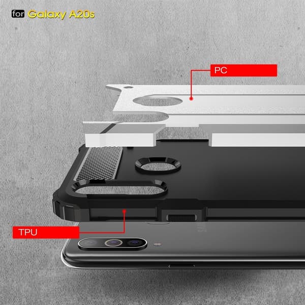 Armor Guard Mobilskal Samsung Galaxy A20s - Svart