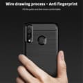 Miniatyrbild 3 av 9: MOFI Carbon Fiber Samsung Galaxy A20s - Blå