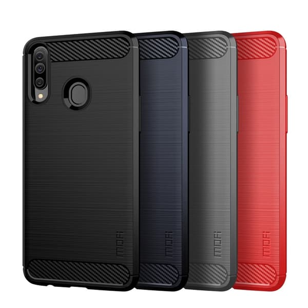 MOFI Carbon Fiber Samsung Galaxy A20s - Blå