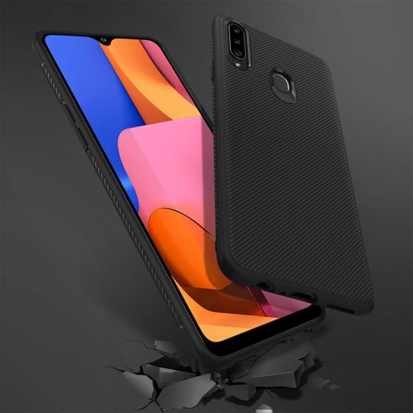 Jazz Twill Mobilskal Samsung Galaxy A20s - Svart