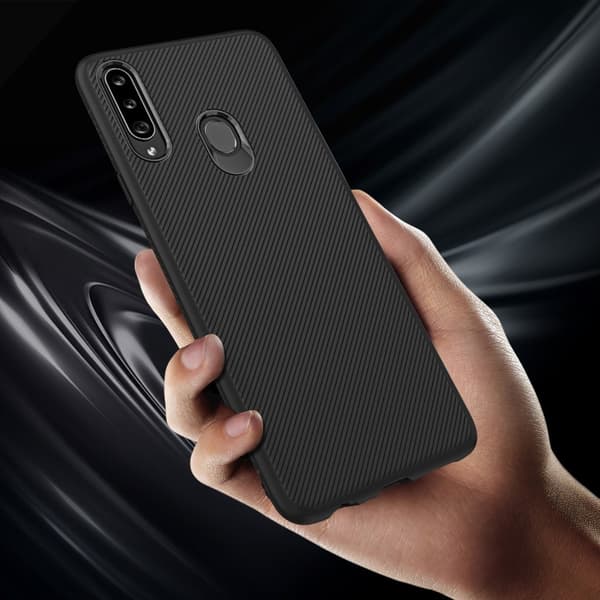 Jazz Twill Mobilskal Samsung Galaxy A20s - Svart