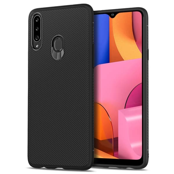 Jazz Twill Mobilskal Samsung Galaxy A20s - Svart