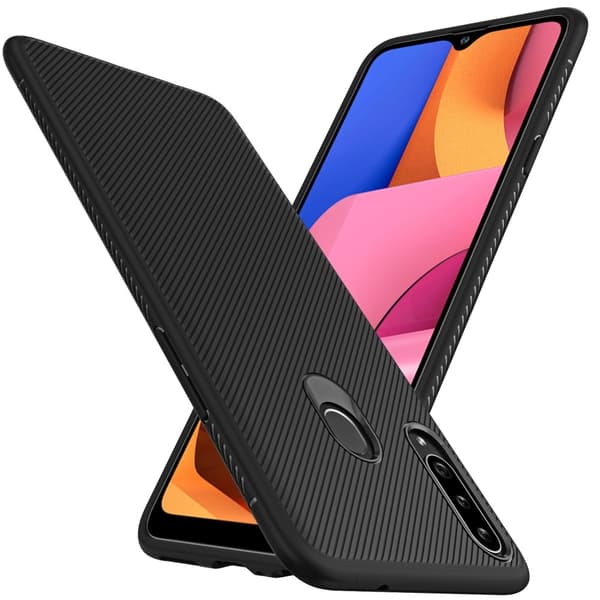 Jazz Twill Mobilskal Samsung Galaxy A20s - Svart
