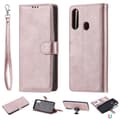Miniatyrbild 8 av 8: Detachable 2-in-1 Plånboksfodral Samsung Galaxy A20s - Rose Gold