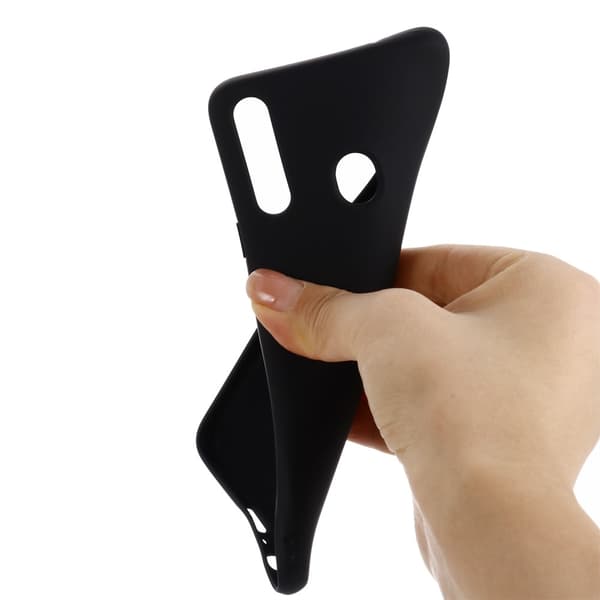 Liquid Silicone Mobilskal Samsung Galaxy A20s - Svart