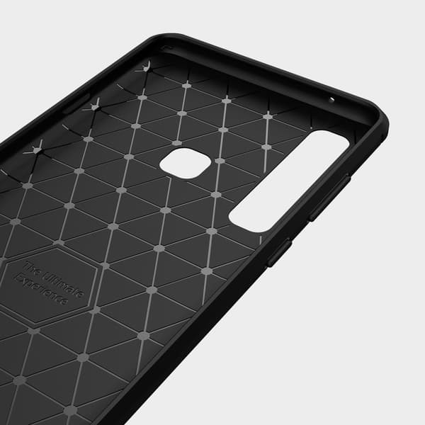Carbon Brushed Mobilskal till Samsung Galaxy A7 (2018) - Blå