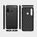 Miniatyrbild 6 av 6: Carbon Brushed Mobilskal till Samsung Galaxy A7 (2018) - Blå