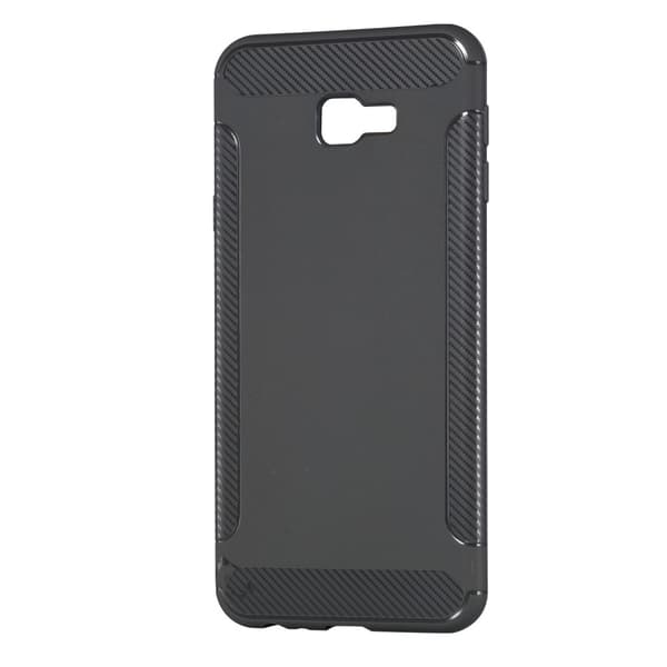 Carbon Brushed Mobilskal till Samsung Galaxy J4 Plus - Grå