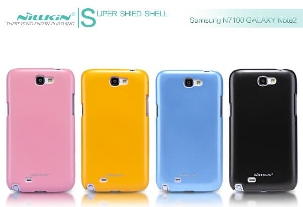 Nillkin Baksideskal till Samsung Galaxy Note II (Svart) + Skärmskydd