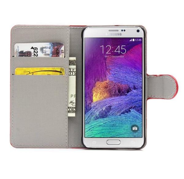 Plånboksfodral Samsung Galaxy Note 4 (SM-N910F) - Flagga USA