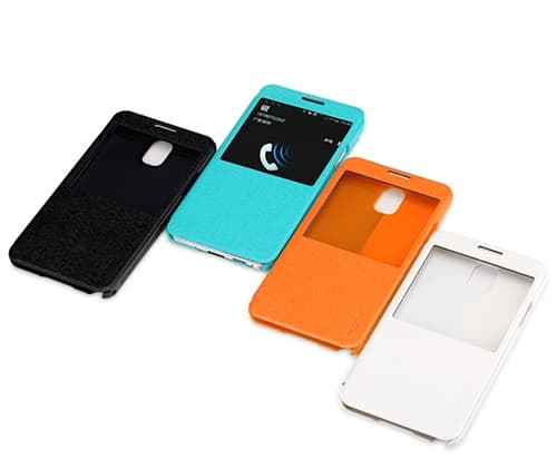 Rock Excel Window Cover Fodral till Samsung Galaxy Note 3 (Vit)