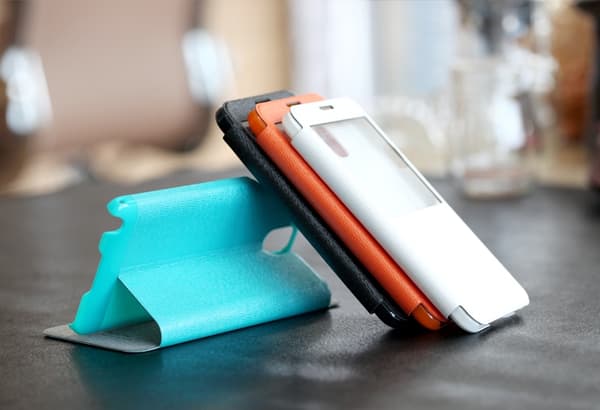 Rock Excel Window Cover Fodral till Samsung Galaxy Note 3 (Vit)
