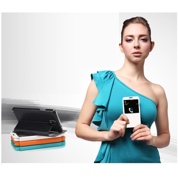 Rock Excel Window Cover Fodral till Samsung Galaxy Note 3 (Vit)