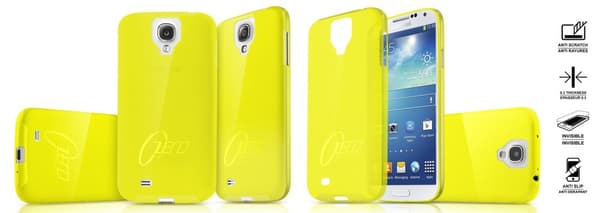 ITSkins Zero 3 Skal till Samsung Galaxy S4 Mini (Gul) + Skärmskydd