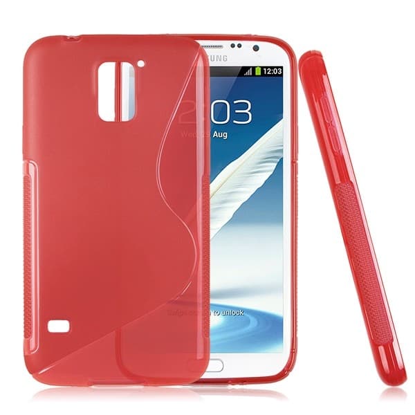 FlexiSkal till Samsung Galaxy S5 i9600 (Röd)