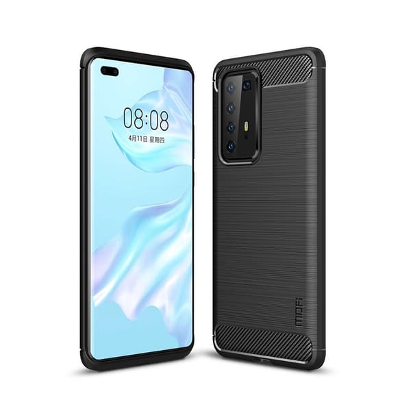 Carbon Fiber mobilskal till Huawei P40 Pro - Svart