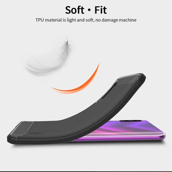 MOFI Carbon Fiber Mobilskal Huawei P Smart Pro - Svart