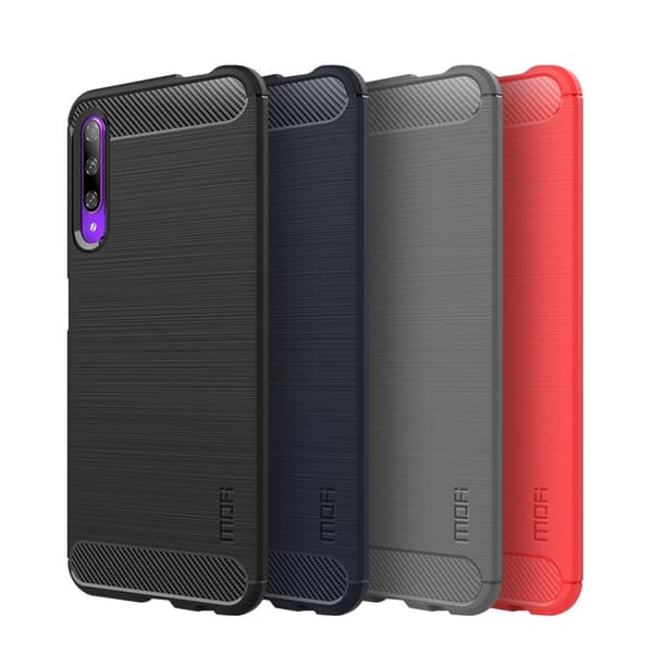 MOFI Carbon Fiber Mobilskal Huawei P Smart Pro - Svart